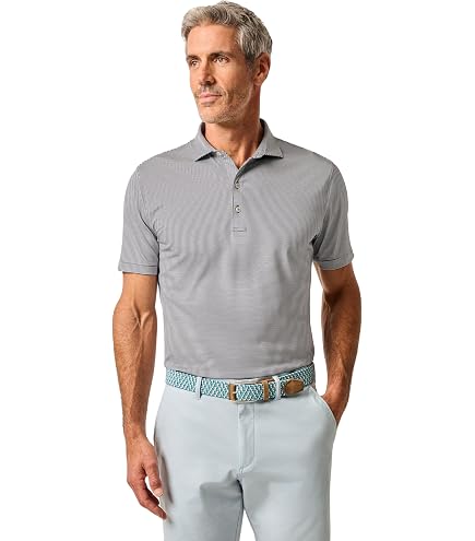 Greyson Men's Mythical Sea Printed Short Sleeves Golf Polo Shirt
